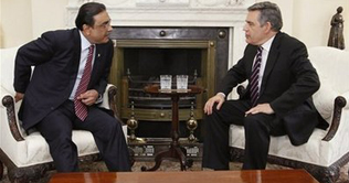 Zardari at 10 Downing for talks with Brown